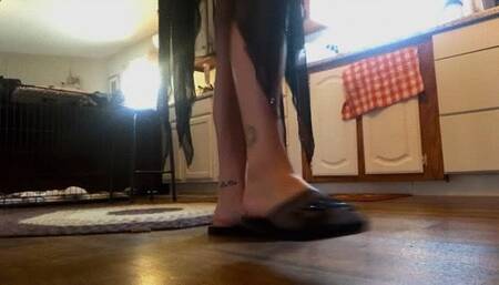 Multiple instrument punishment for disobedient slave