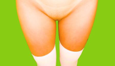 Step sister in stockings meets for first time new step brother