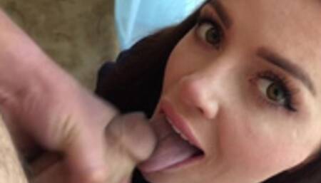 Blowjob at the hotel from a beautiful escort girl