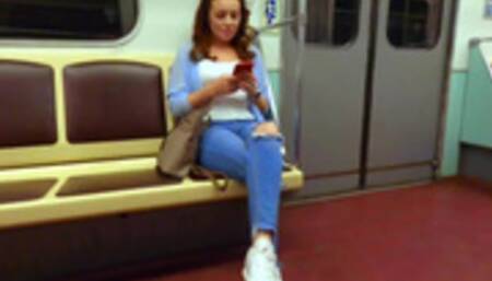 Met in the subway. She loves to suck cock and eat sperm.