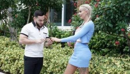 Big Titted Wife Blondie Bombshell Caught Cheating With Young Fat Dick On Camera - Mylf