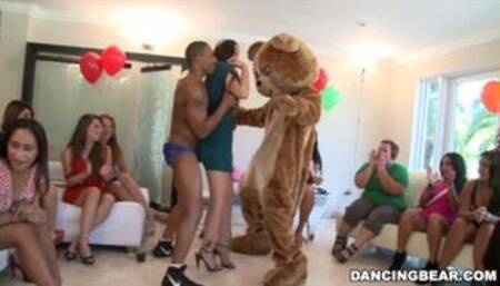 Wild Sluts Pin the Junk on the Hunk on DancingBear.com! (db9114)