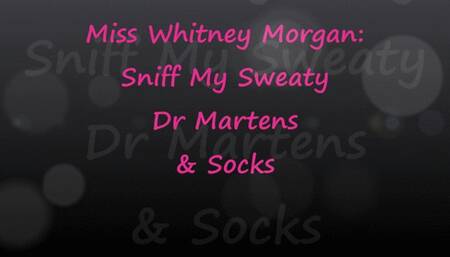 Sniff Whitney's Sweaty Dr Marten Boots Socks Soles - wmv