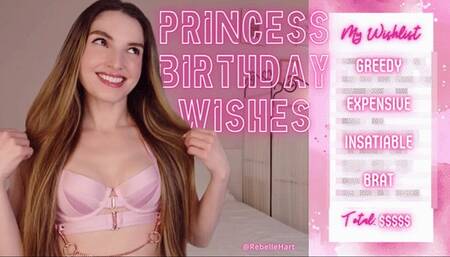 Princess Birthday Wishes