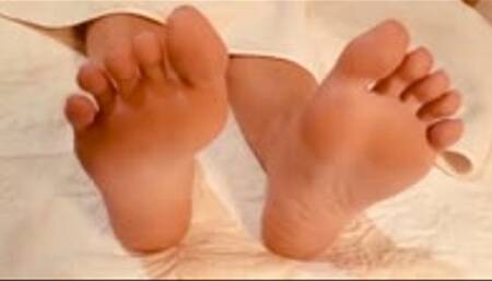 MY SISTER IN LAW PINK SOLES AFTER SHOWER