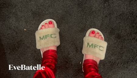 Shoe Play And Slipper Dangling At AVNs