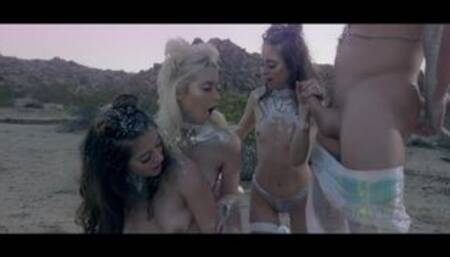 Slutty space girls get chased and fucked by the evil captian