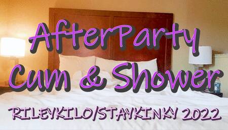 After Party Cum and Shower