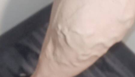 Satin heels in the corner