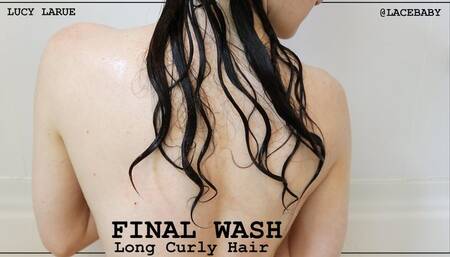 Final Wash Long Curly Hair