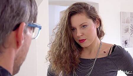 Foreign Babe Sofia Curly Spanked, Pussy Licked & Banged Part 1