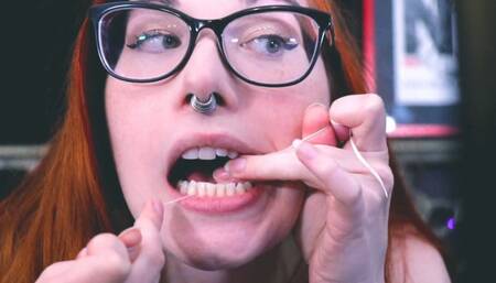 Flossing Close Up MOV