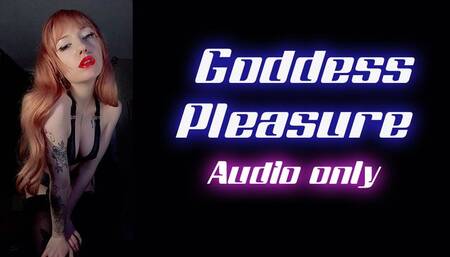 Listen to Goddess pleasure herself