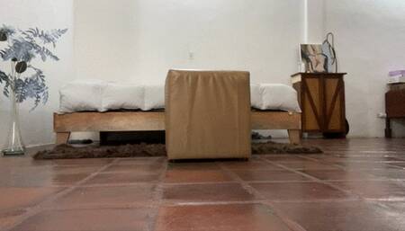 Milah Arches Bikini Goddess Trying some pantyhose