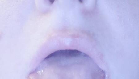 Showing you my tongue and uvula - mov