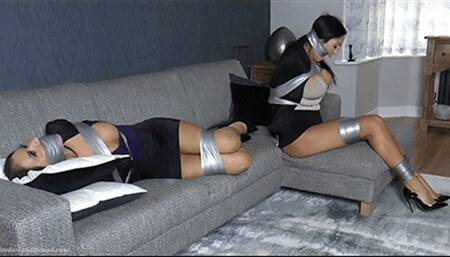 Jess & Mila in: Ladies Overwhelmingly Inconvenienced: Gorgeous GemStone Importers Held Up & Left Raging in Their Hotel Room! (HD)