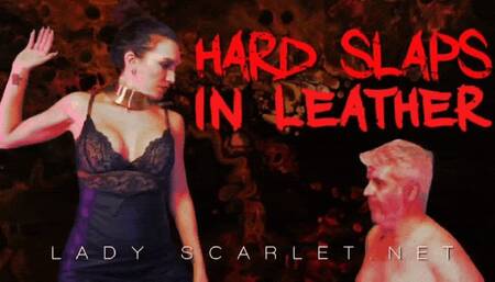 Lady Scarlet - Hard slaps in leather