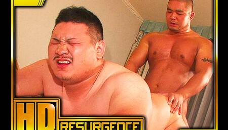 Young big boy and muscle man hard fucking!