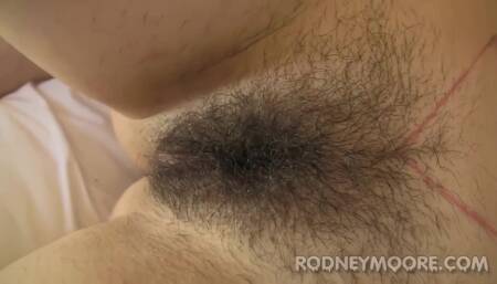 Hairy lesbo still wants big cock