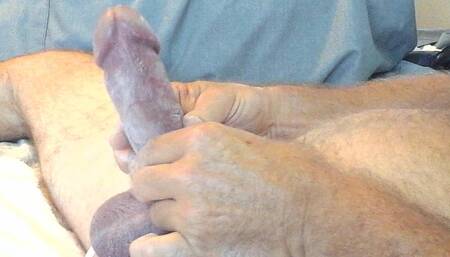 Closeup cock stroking recent as of Jan2023