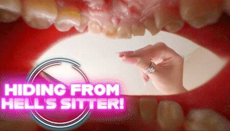 Hiding From Hell's Sitter! Ft Nikki Brooks - 360 4K VIRTUAL REALITY VR