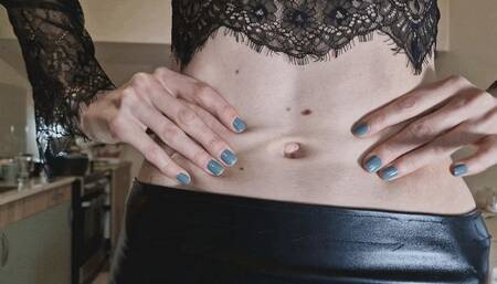 Big and beautiful belly button