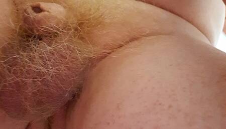 Masturbate small cock and fingering ass