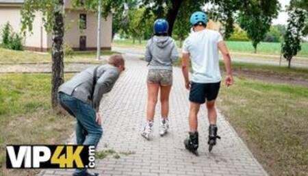 For cash naughty chick cheats on cuckold BF with rich stranger