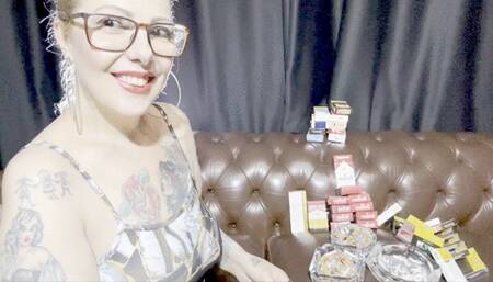 Showing my love for nicotine while smoking Marlboro reds *My cigarettes, my loves