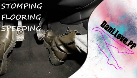 stomping and flooring on the highway | pedal pumping