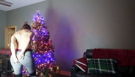 Christmas Clench Spandex Pov3