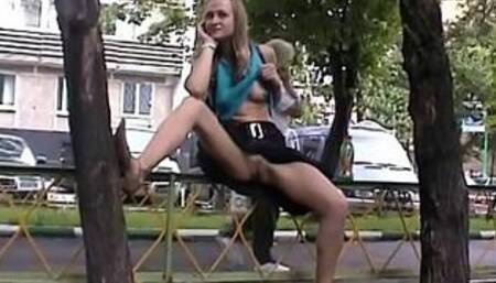 Russian Girls Public Compilation