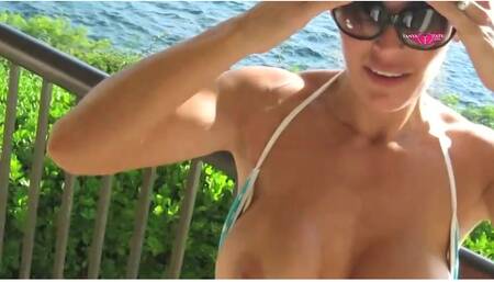 Tanya Tate Flashing On Holiday In Hawaii Leads To Horny Orgasm