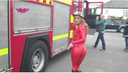 Weird Science XXX Fire Fighter Tanya Tate Drives Fire Engine