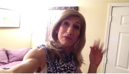 Kacy Preps for Inspection by Boss