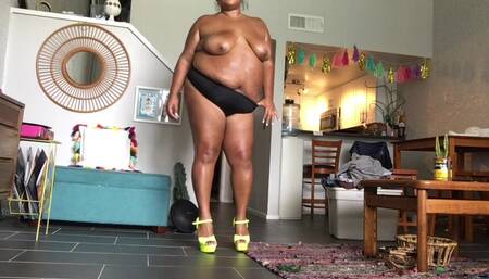 fat bikini and legs and heels oh my!