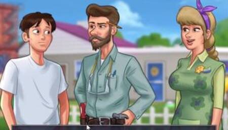 [Gameplay] Summertime saga - ive helped Lucy at her place