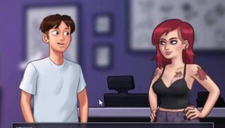 [Gameplay] Summertime Saga - We got Mia tatoo done