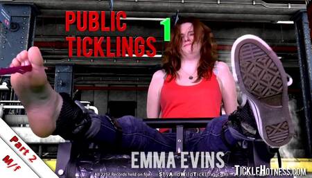 Public Ticklings 1 - Part 2: Emma Evins