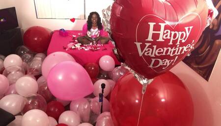 Valentines Day Room of Balloons