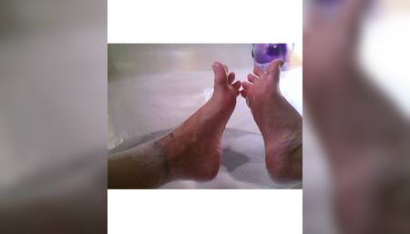 Bath Time Foot Fetish