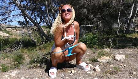 Outdoor strip and piddling 1080p hd