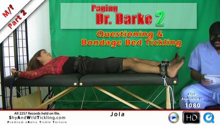 Dr. Darke 2 - Part 2 - Jola Bondage Bed Tickling