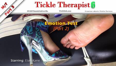 shock therapy that makes her jerk violently with each annoying stroke. That backs of her thighs and calves and the up-turned soles of her bare feet - all make for tickle-yummy prizes for the Darke tickler. James is eternally grateful that Dr. Kane could b