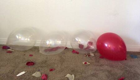 Latex Boot Balloon Pop