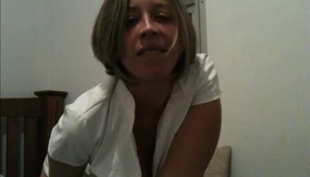 Dirty talking nawty nurse milf wants to make herself cum for you