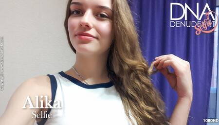 Alyka in Selfie Video