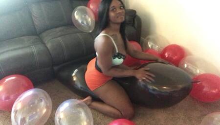 Large Balloon Sit to Pop