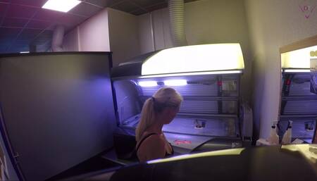 Voyeur Cam im Sonnenstudio