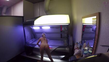 Voyeur Cam im Sonnenstudio